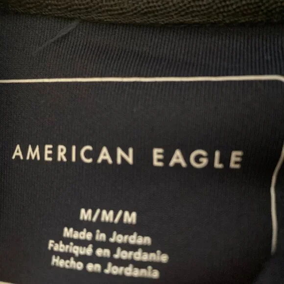 Used American Eagle mens medium hoodie/zip up - Picture 3 of 8